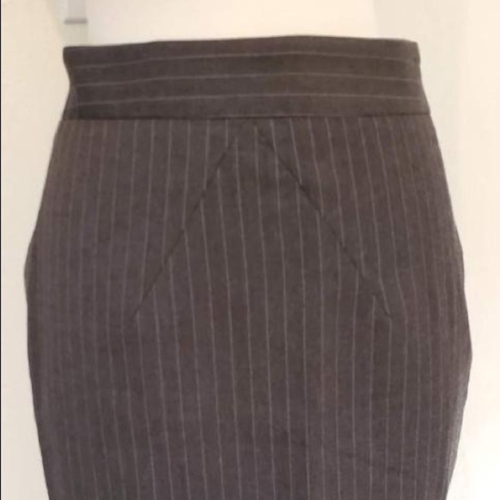 LK Bennett wool grey pencil skirt size 8